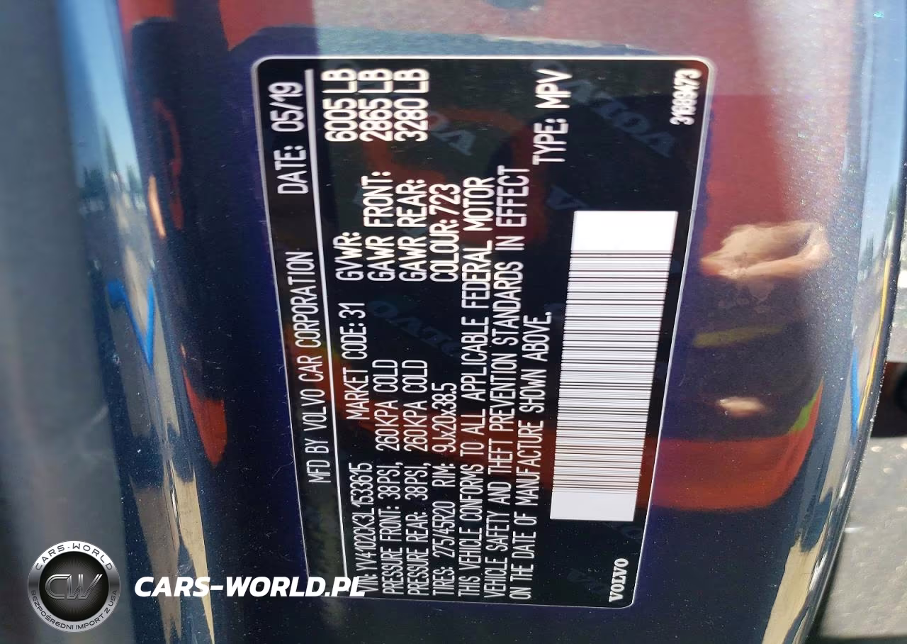 2020 Volvo Xc90 T5 Momentum VIN:YV4102CK3L1533615 - 13