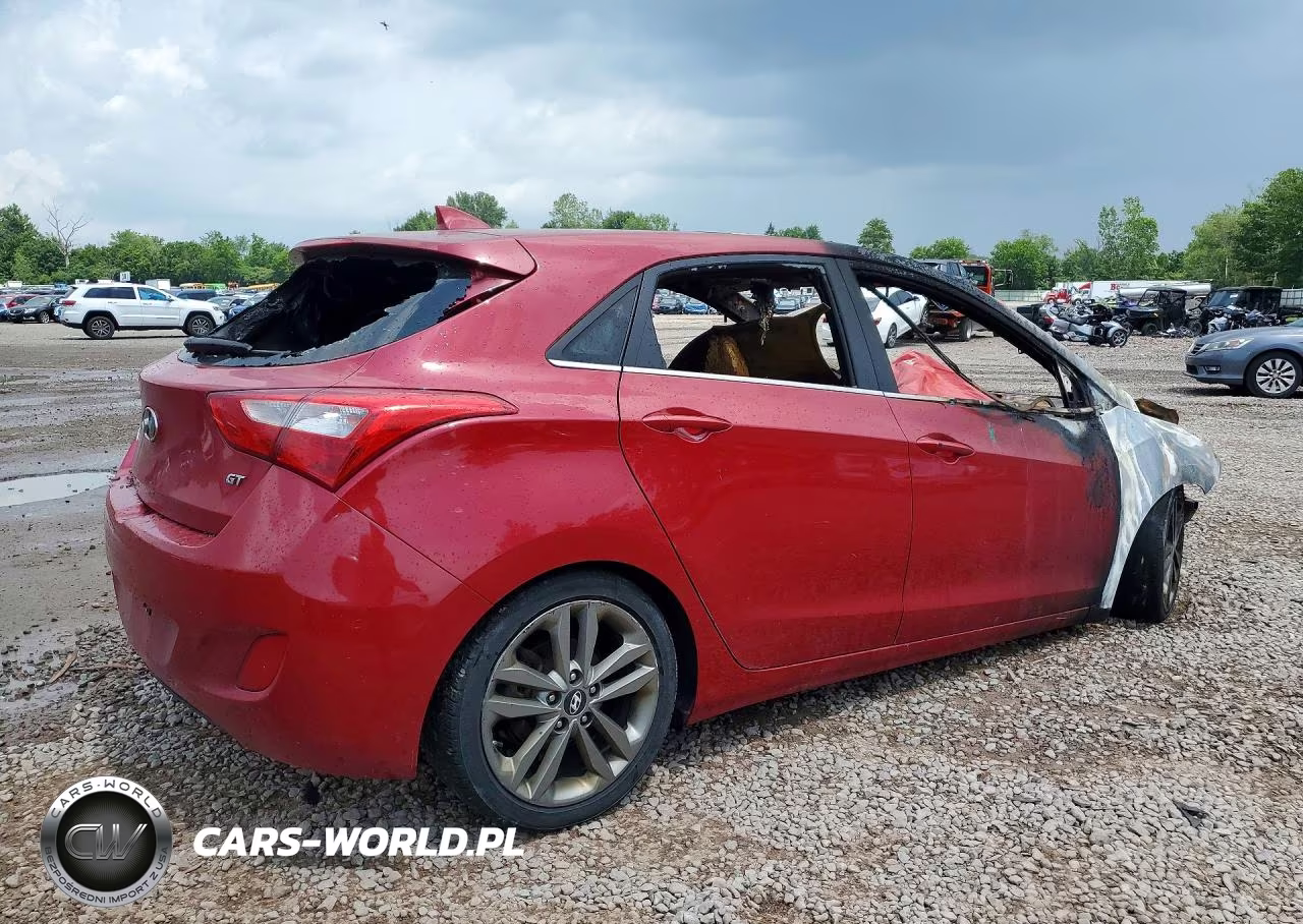 2016 Hyundai Elantra Gt Base VIN:KMHD35LH6GU265009 - 3