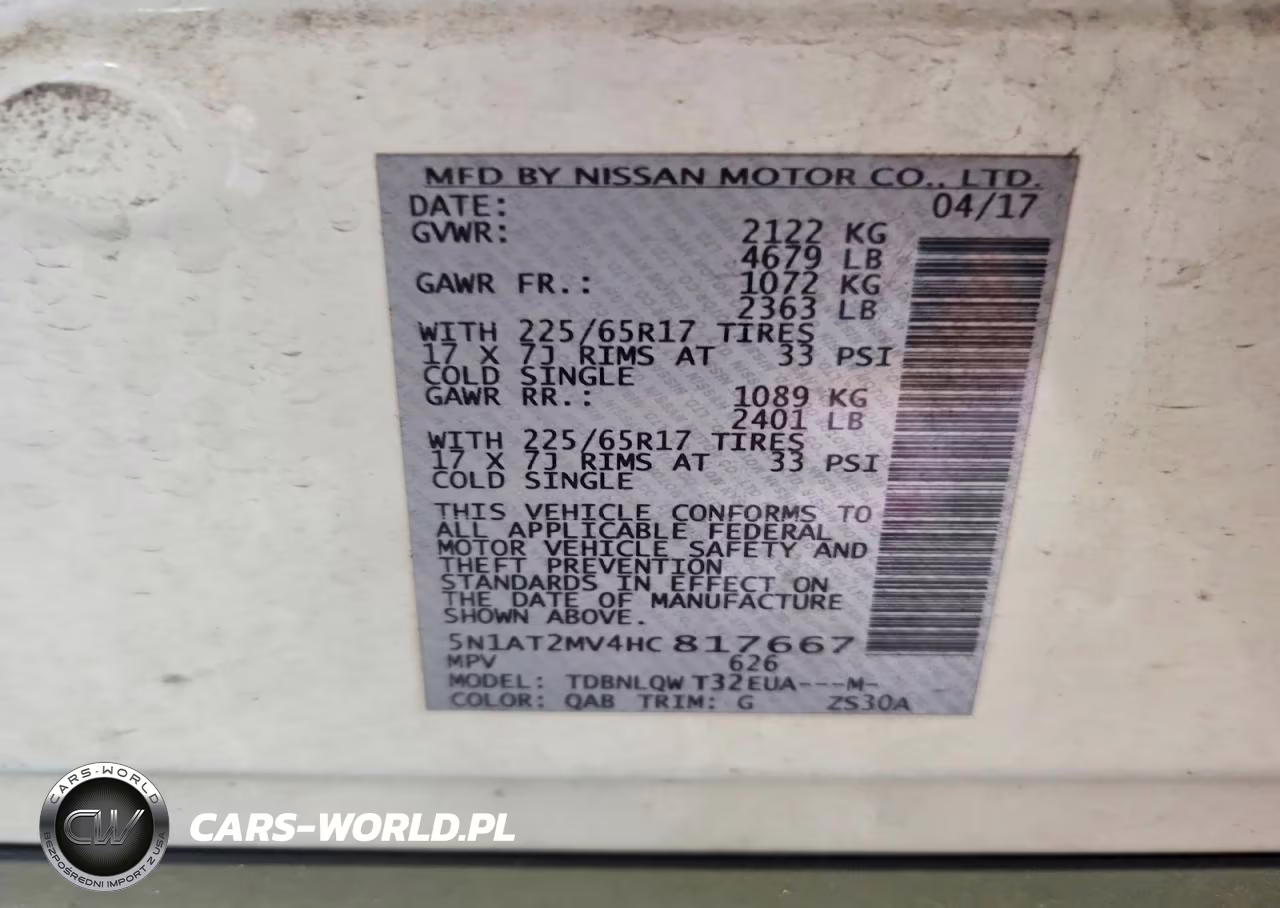 2017 Nissan Rogue VIN:5N1AT2MV4HC817667 - 13