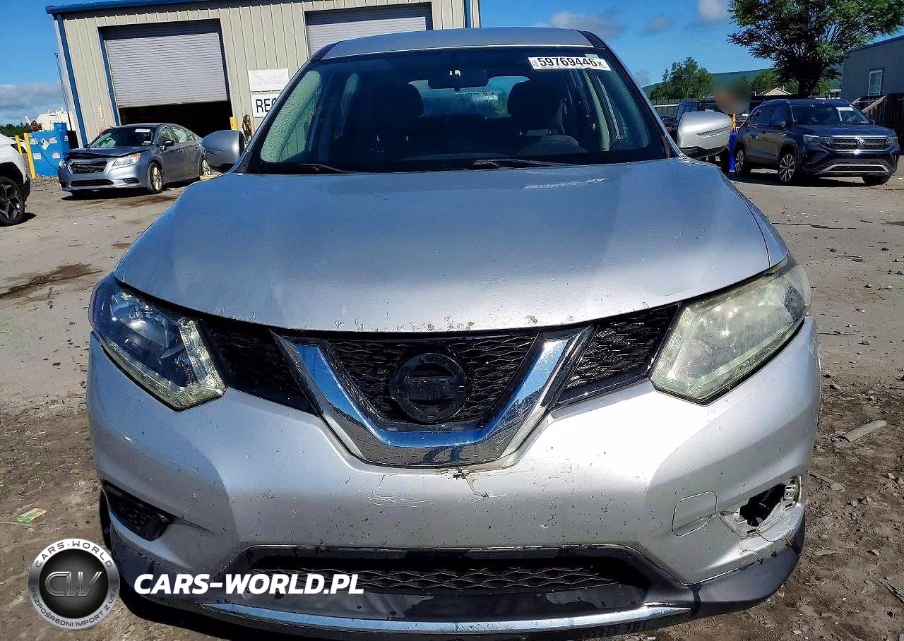 2015 Nissan Rogue S VIN:KNMAT2MVXFP514046 - 5