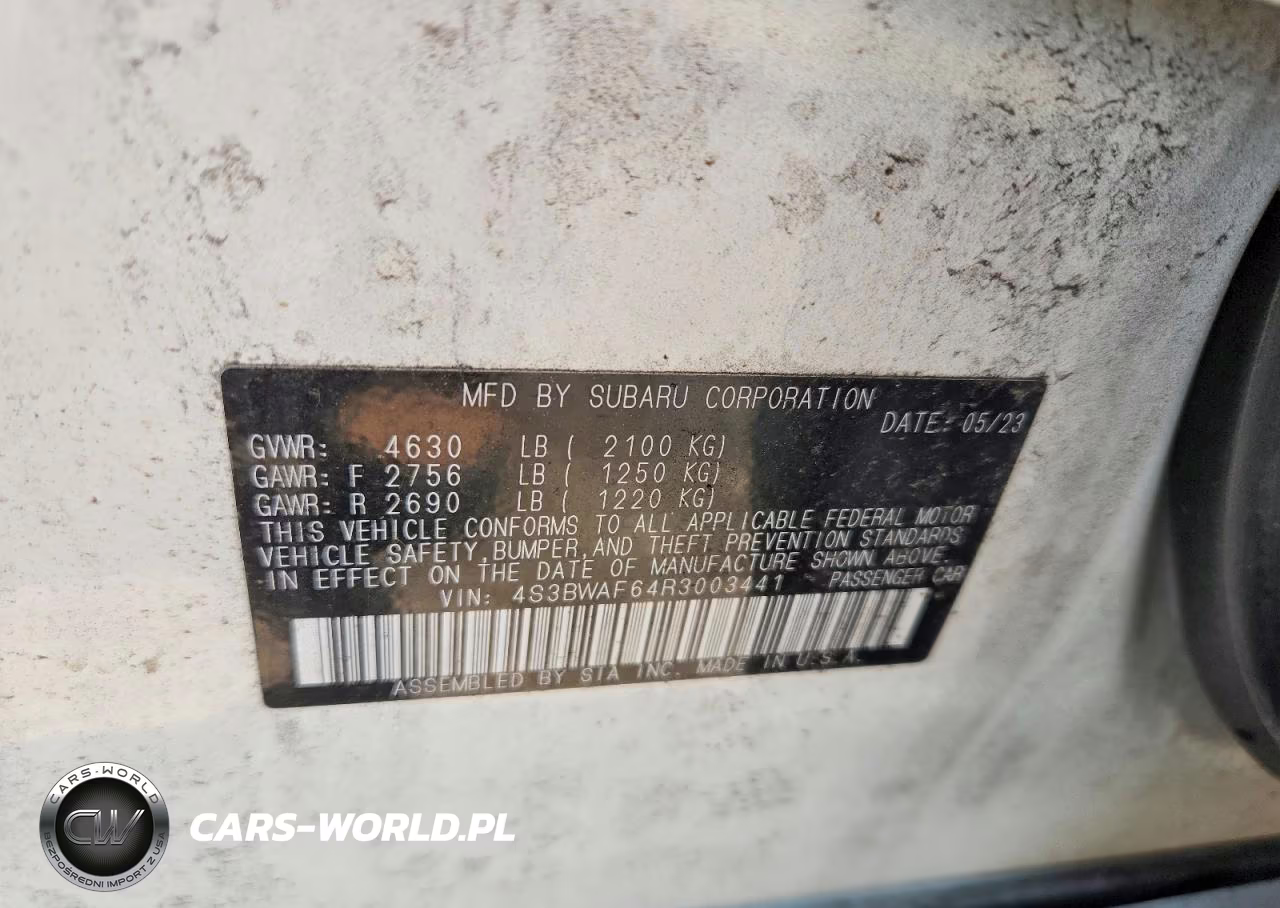 2024 Subaru Legacy Premium VIN:4S3BWAF64R3003441 - 13