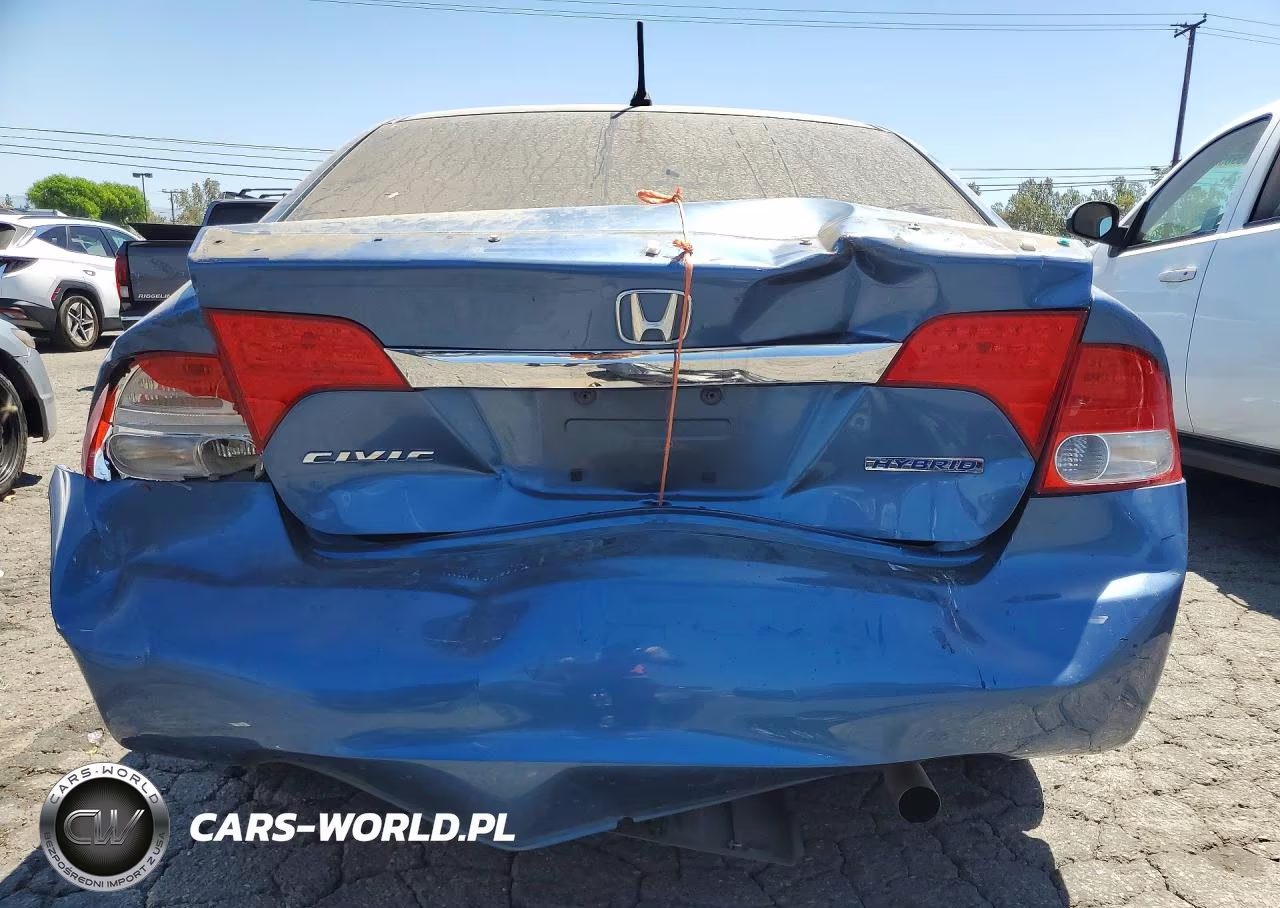 2009 Honda Civic Hybrid VIN:JHMFA36289S004587 - 6