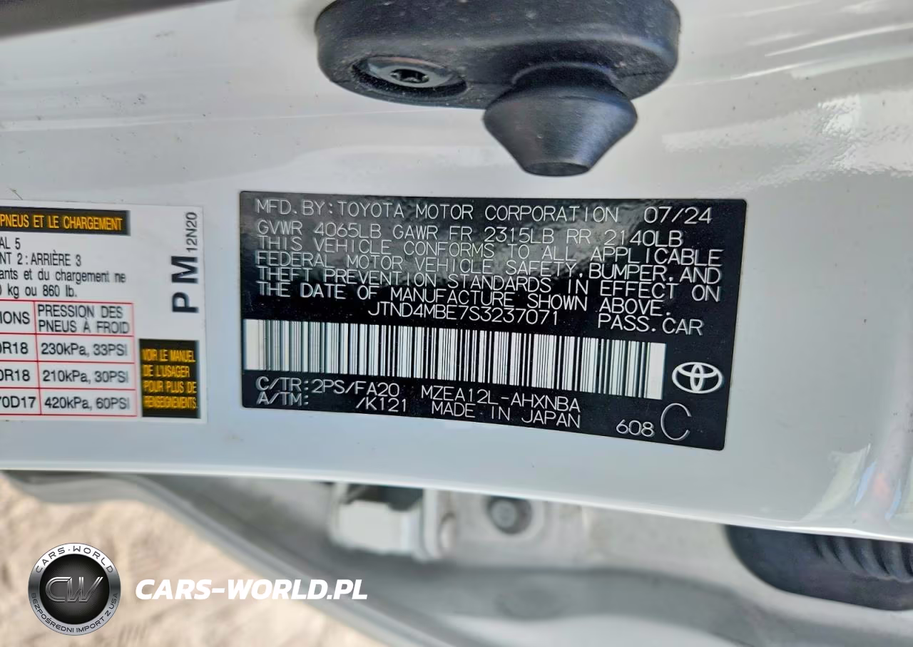 2025 Toyota Corolla Hatchback Nightshade VIN:JTND4MBE7S3237071 - 12