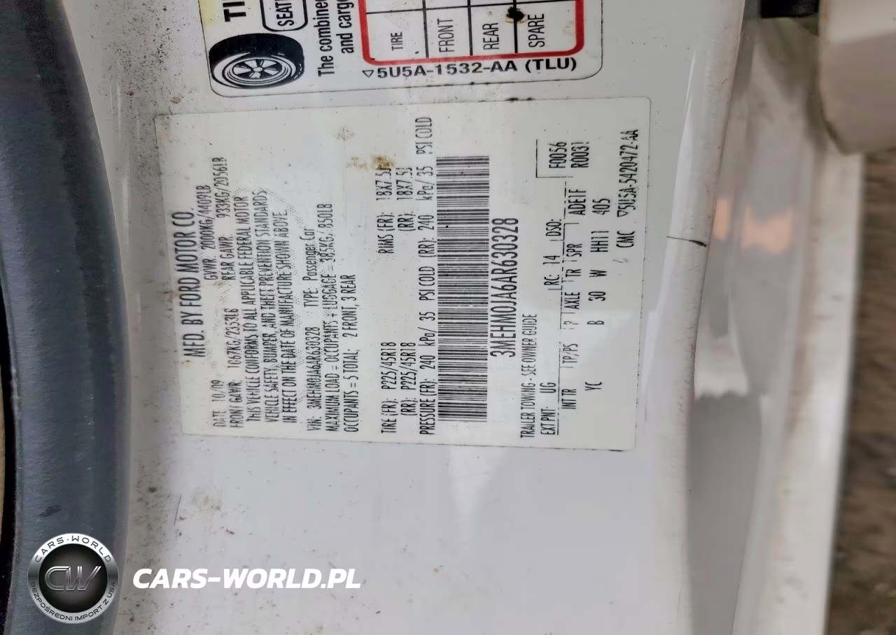 2010 Mercury Milan Premier VIN:3MEHM0JA6AR630328 - 12