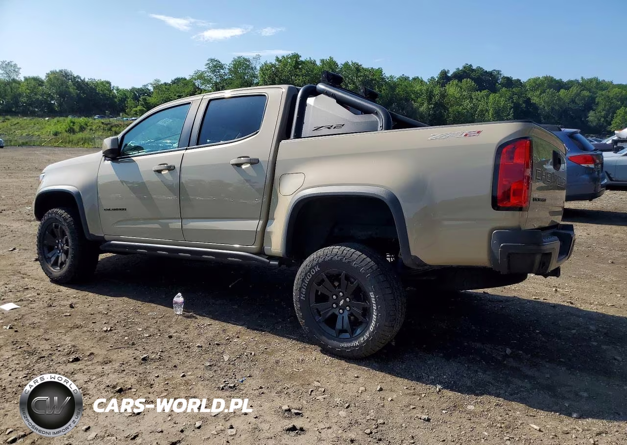 2021 Chevrolet Colorado Zr2 VIN:1GCGTEEN6M1248339 - 2