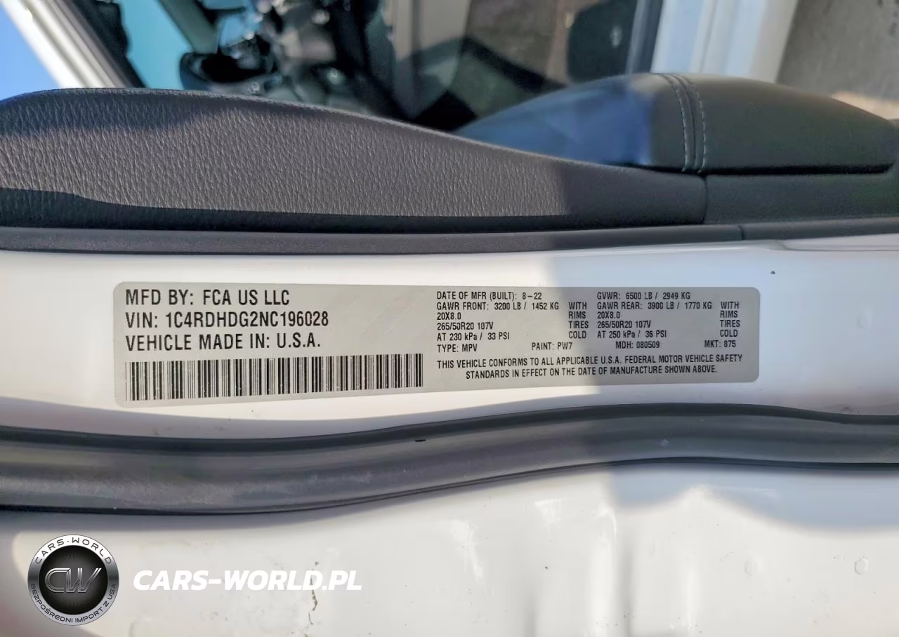 2022 Dodge Durango Gt VIN:1C4RDHDG2NC196028 - 14