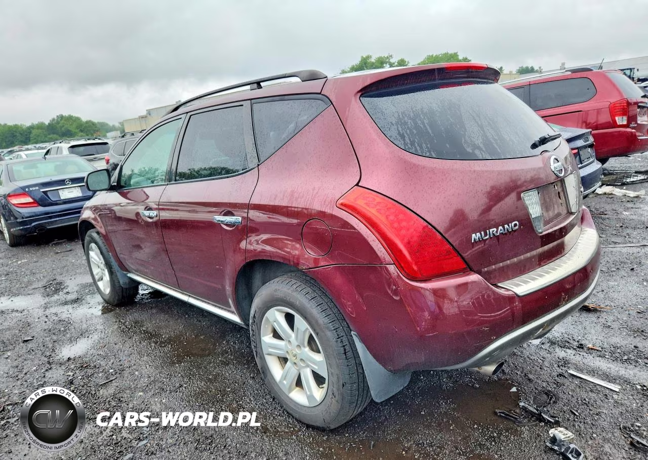 2007 Nissan Murano S VIN:JN8AZ08W87W651844 - 2
