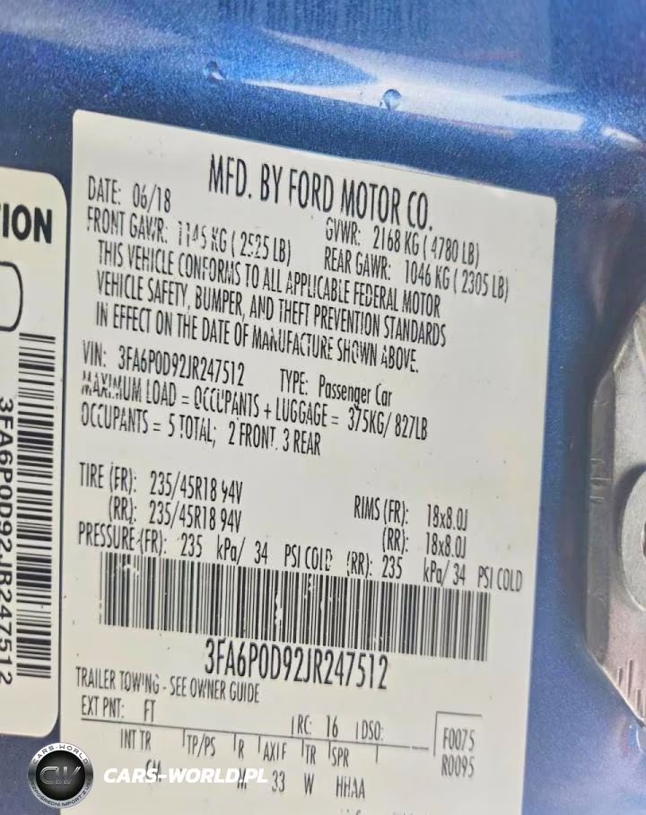2018 Ford Fusion Titanium-Platinum VIN:3FA6P0D92JR247512 - 13