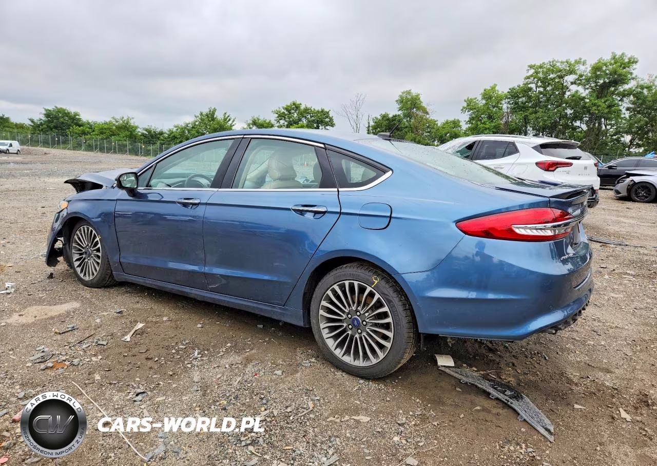 2018 Ford Fusion Titanium-Platinum VIN:3FA6P0D92JR247512 - 2