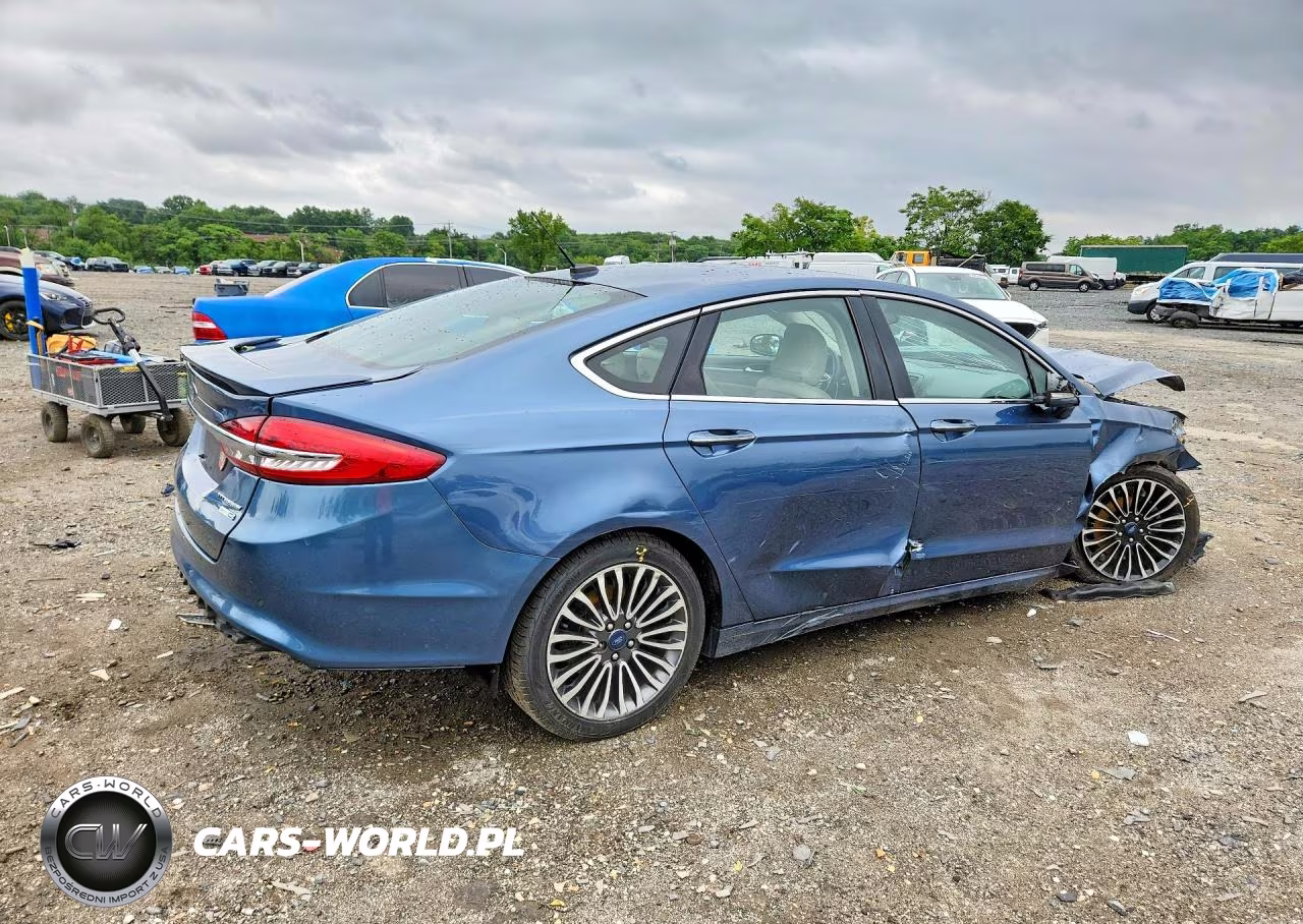 2018 Ford Fusion Titanium-Platinum VIN:3FA6P0D92JR247512 - 3