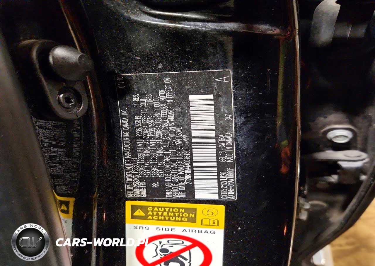 2010 Lexus Rx 350 VIN:2T2BK1BA4AC046450 - 14