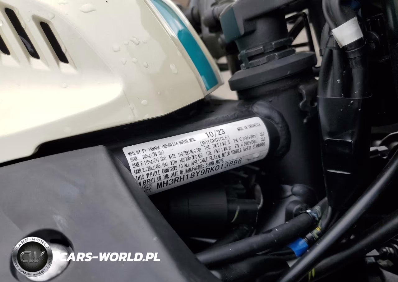 2024 Yamaha Yzfr3 A VIN:MH3RH18Y9RK013896 - 8
