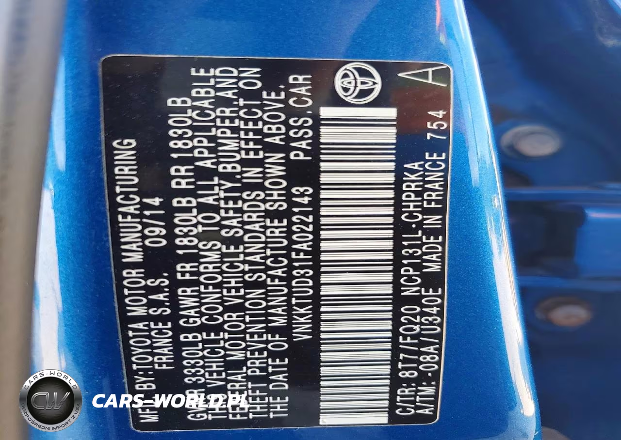 2015 Toyota Yaris 5-Door L VIN:VNKKTUD31FA022143 - 12
