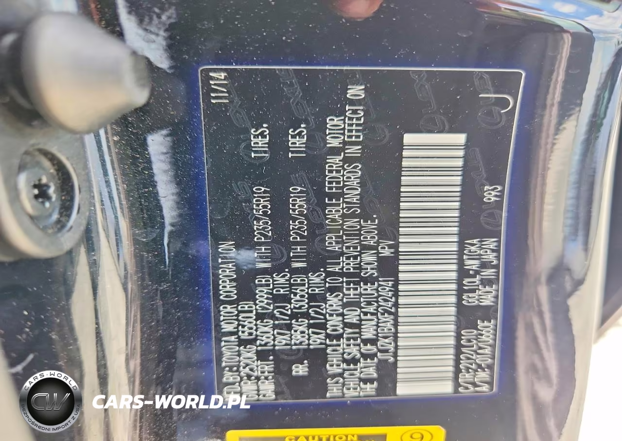 2015 Lexus Rx 350 VIN:JTJZK1BAXF2424941 - 12