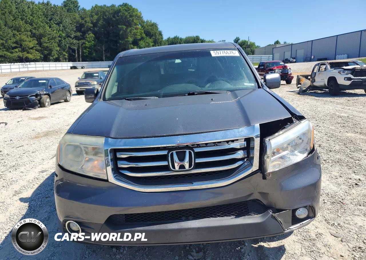 2014 Honda Pilot Exl VIN:5FNYF3H59EB017861 - 5