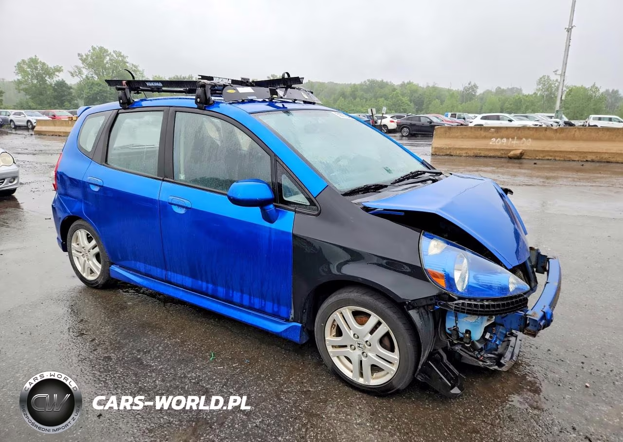 2008 Honda Fit Sport VIN:JHMGD37678S004799 - 4