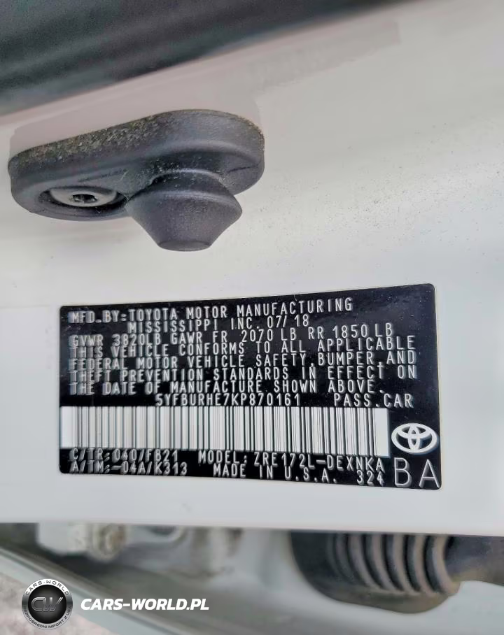 2019 Toyota Corolla Le VIN:5YFBURHE7KP870161 - 12