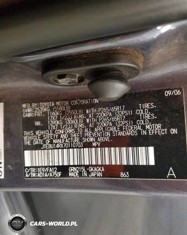 2007 Toyota 4Runner Sr5 VIN:JTEBU14RX70110703 - 13