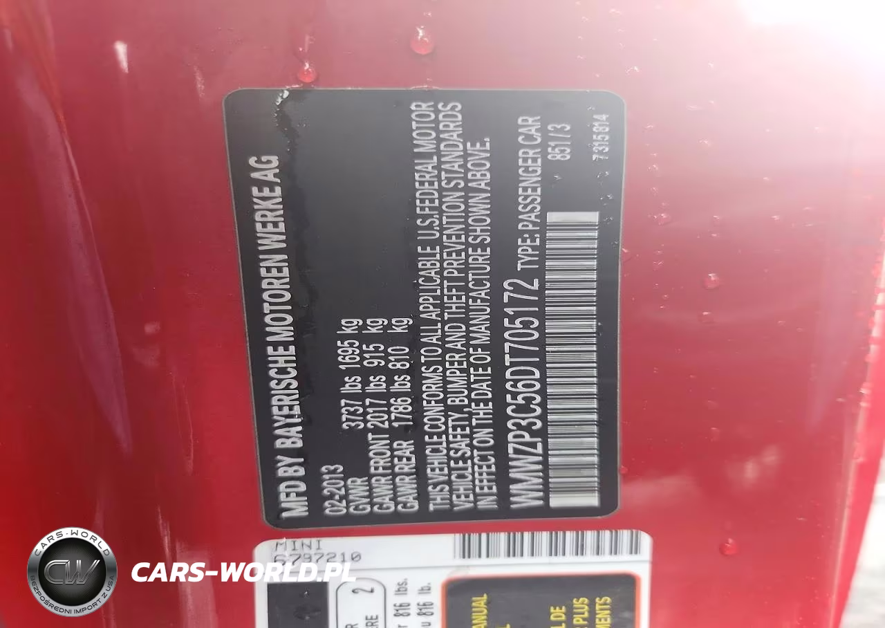 2013 Mini Cooper S VIN:WMWZP3C56DT705172 - 12