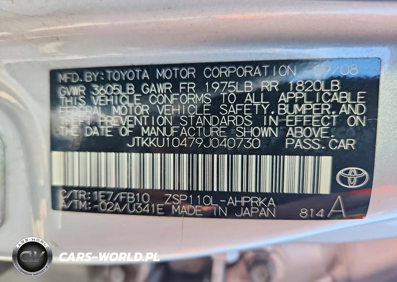 2009 Scion Xd Base VIN:JTKKU10479J040730 - 12