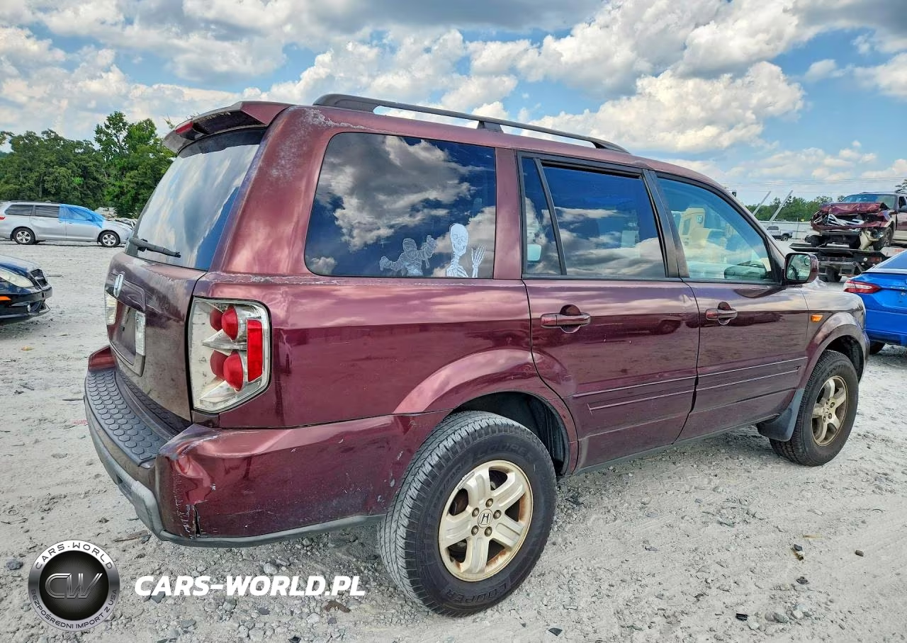 2008 Honda Pilot Vp VIN:5FNYF28258B022463 - 3