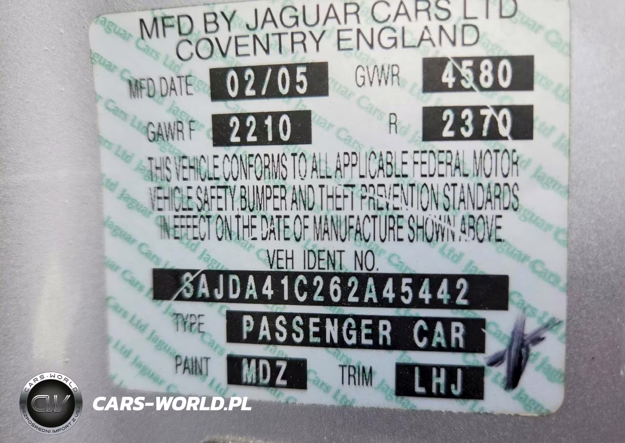 2006 Jaguar Xk8 VIN:SAJDA41C262A45442 - 12