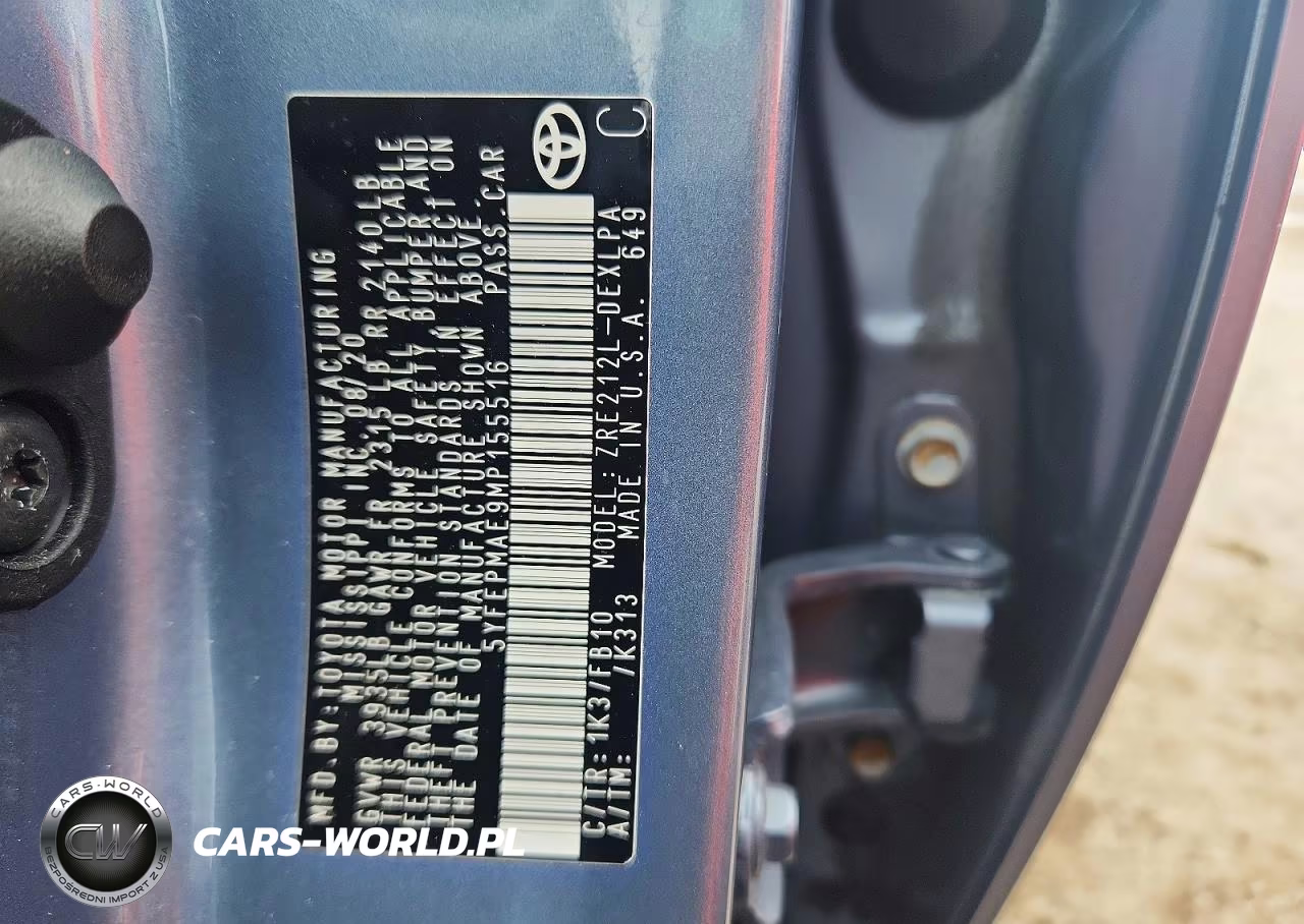 2021 Toyota Corolla Le VIN:5YFEPMAE9MP155516 - 12