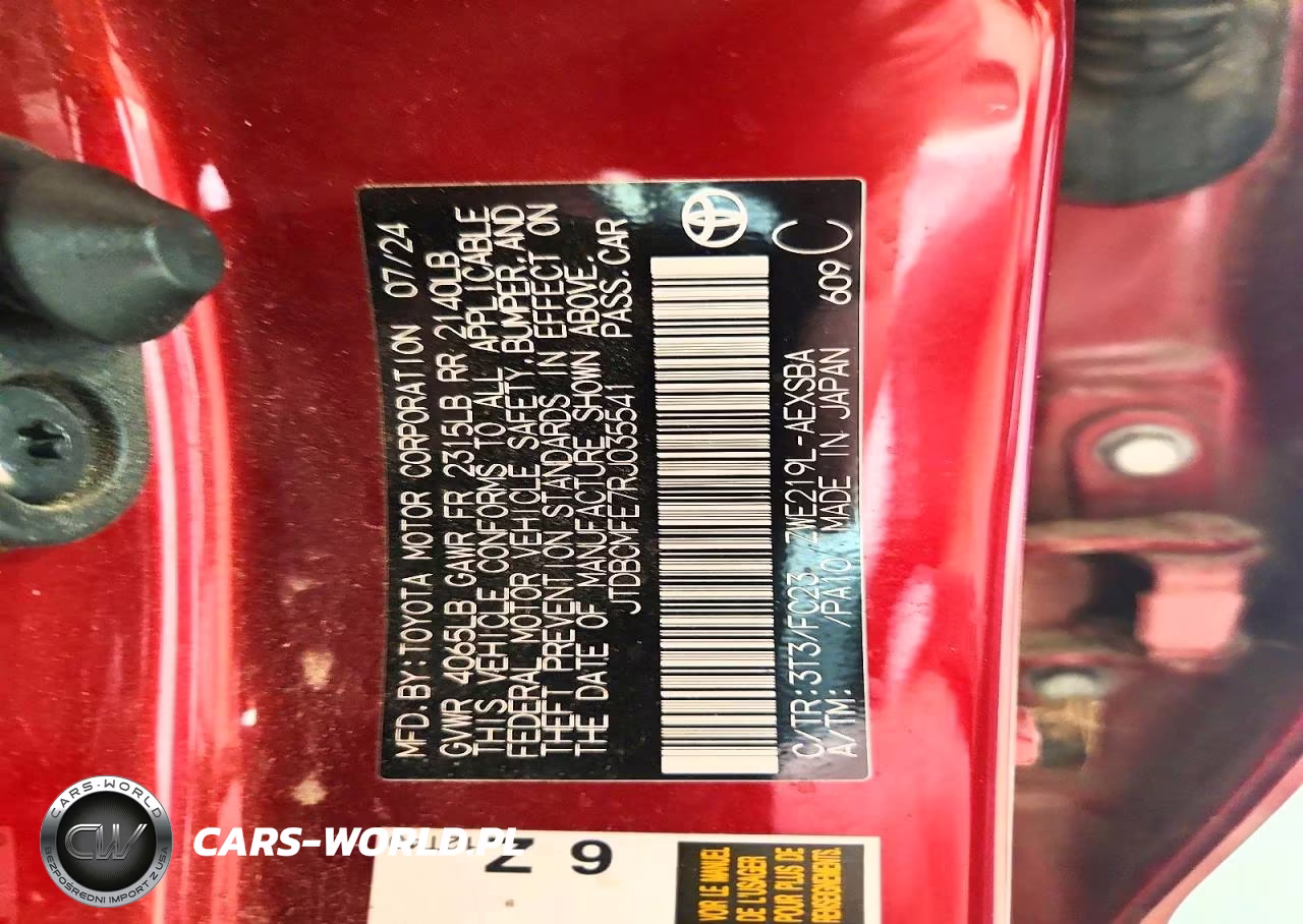 2024 Toyota Corolla Hybrid Se VIN:JTDBCMFE7RJ035541 - 12