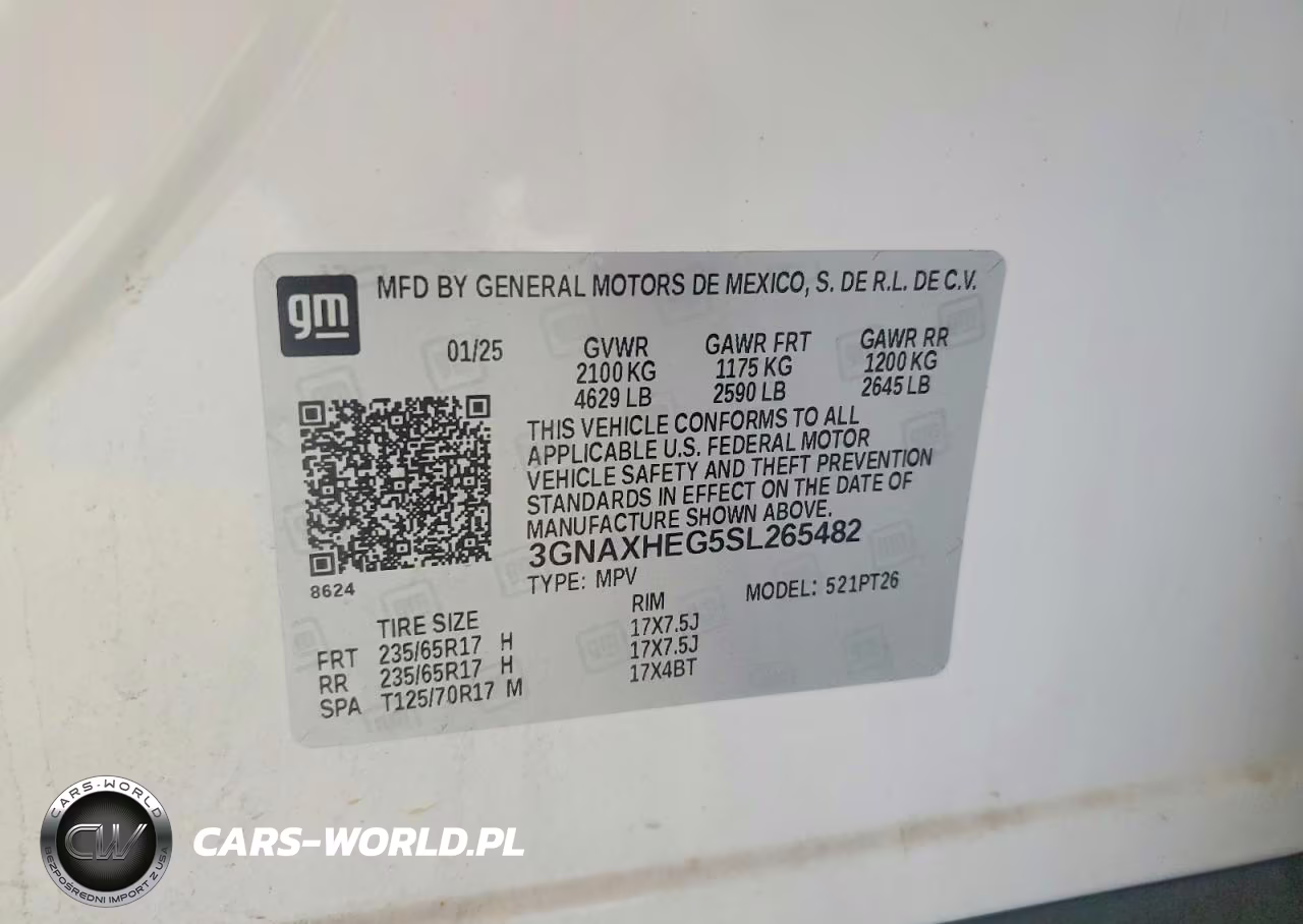 2025 Chevrolet Equinox Lt VIN:3GNAXHEG5SL265482 - 12