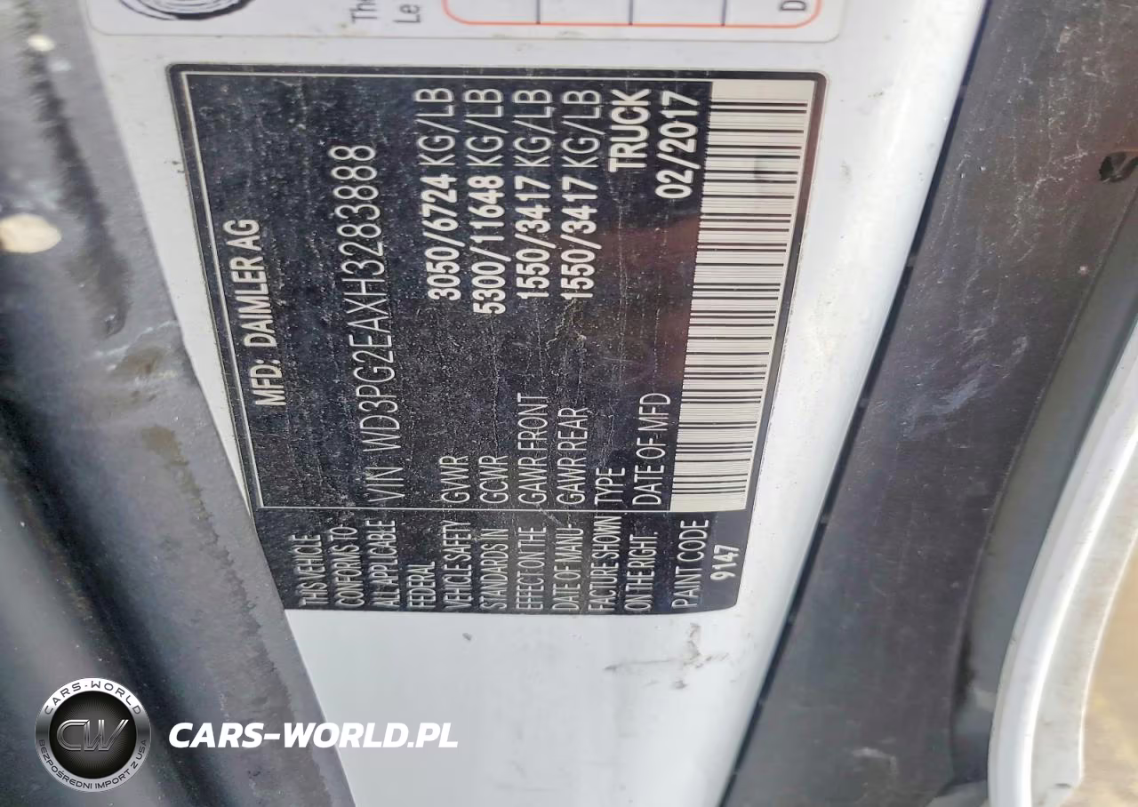 2017 Mercedes-Benz Metris VIN:WD3PG2EAXH3283888 - 13
