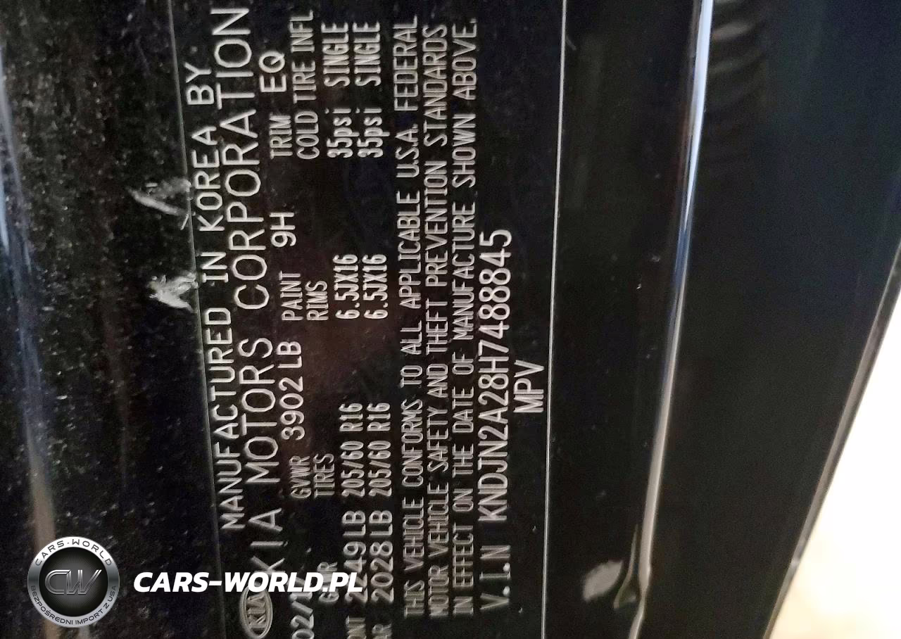 2017 Kia Soul Base VIN:KNDJN2A28H7488845 - 12
