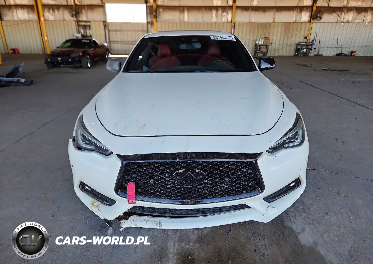 2019 Infiniti Q60 Red Sport 400 VIN:JN1FV7EK4KM360191 - 5