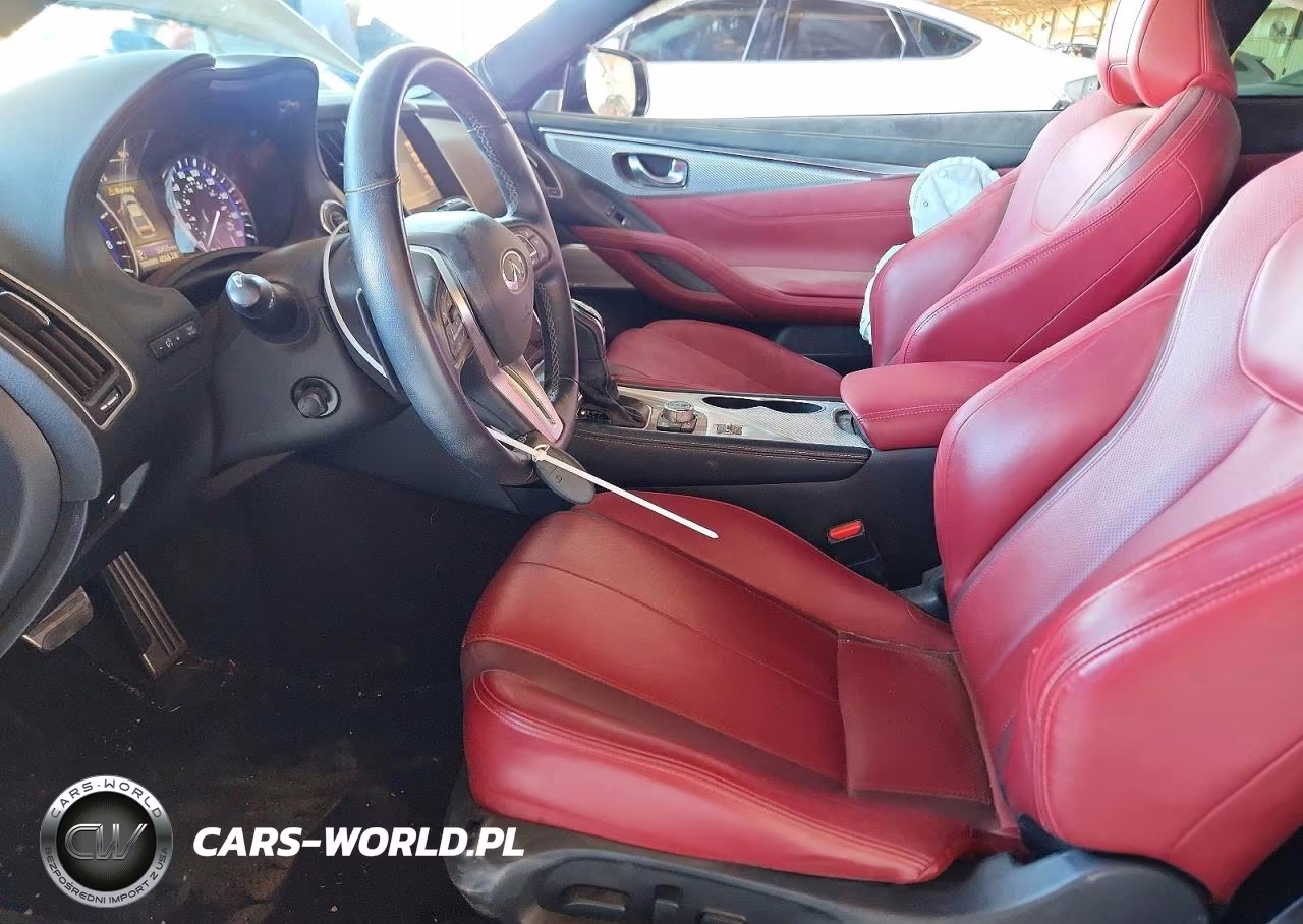 2019 Infiniti Q60 Red Sport 400 VIN:JN1FV7EK4KM360191 - 7