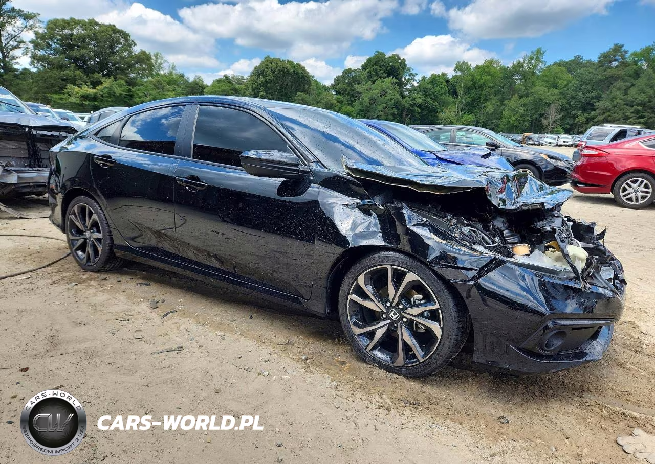 2019 Honda Civic Sport VIN:2HGFC2F83KH500597 - 4