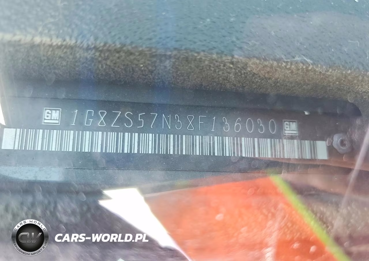 2008 Saturn Aura Xe VIN:1G8ZS57N38F136030 - 12