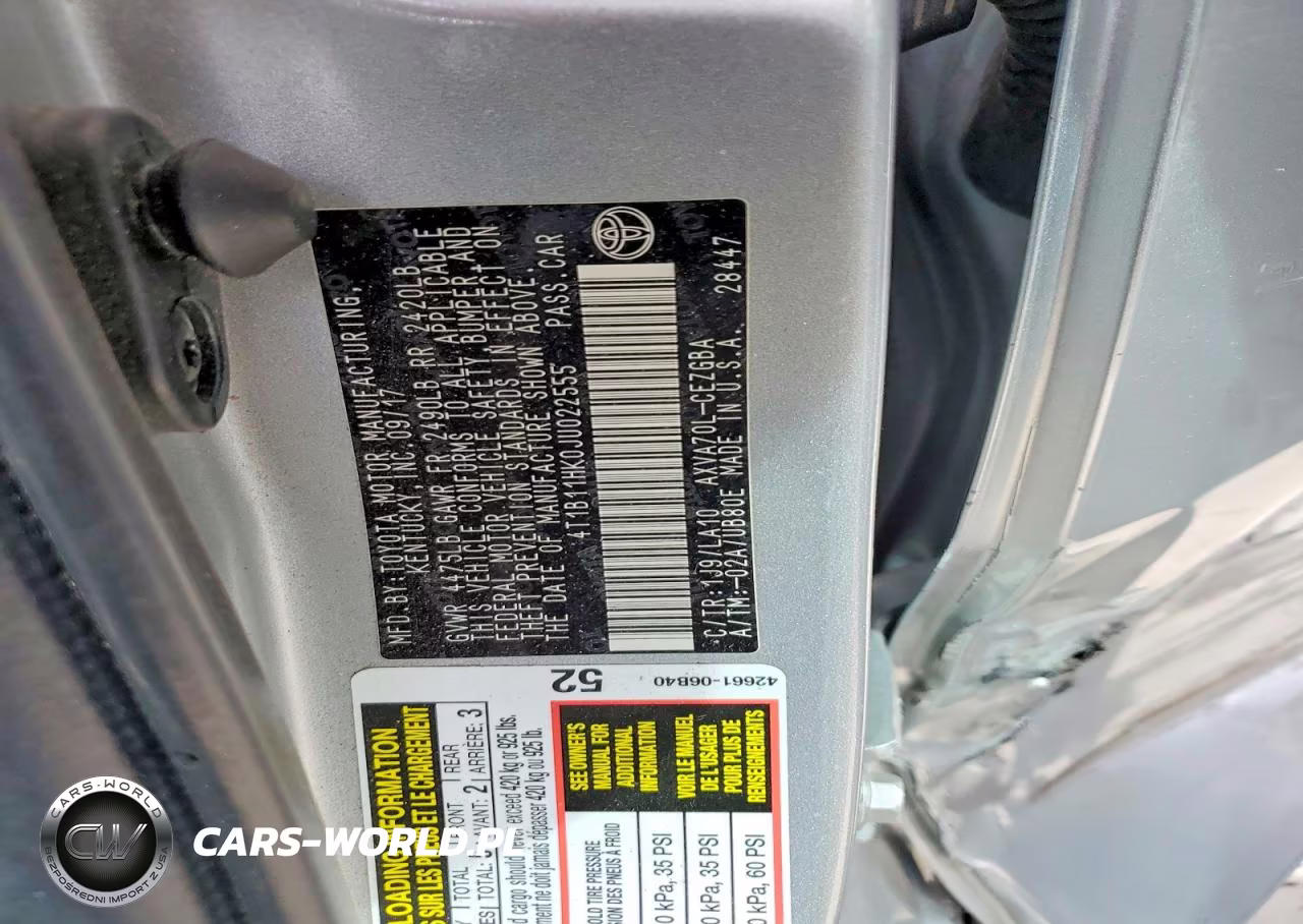 2018 Toyota Camry Xle VIN:4T1B11HK0JU022555 - 12