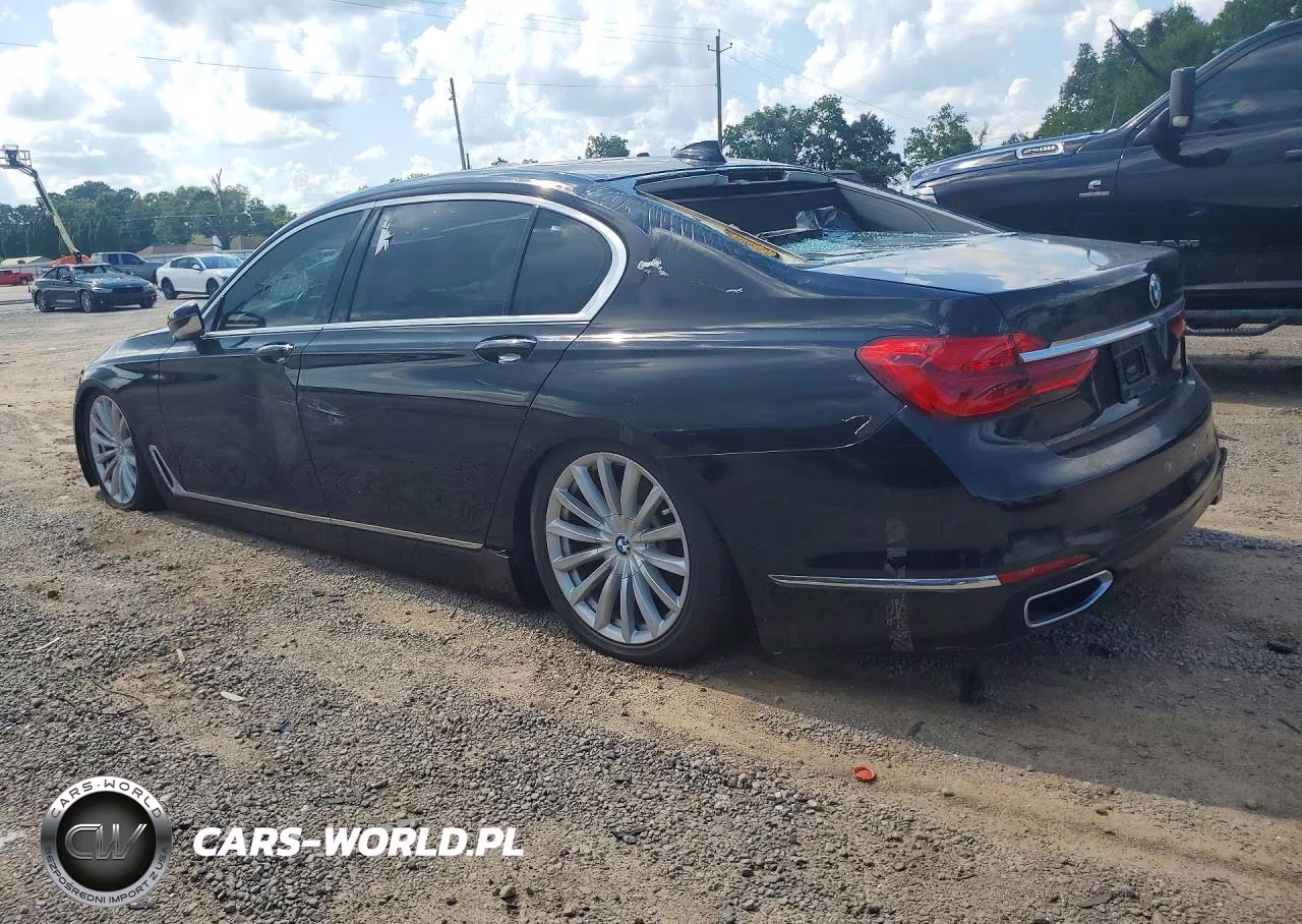 2017 BMW 740 I VIN:WBA7E2C55HG740100 - 2