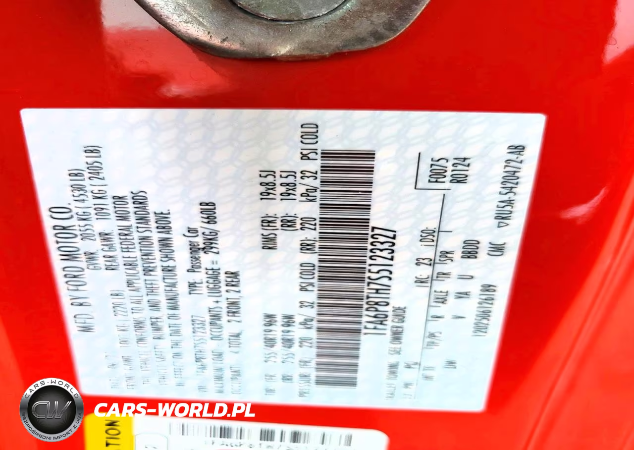 2025 Ford Mustang VIN:1FA6P8TH7S5123327 - 13