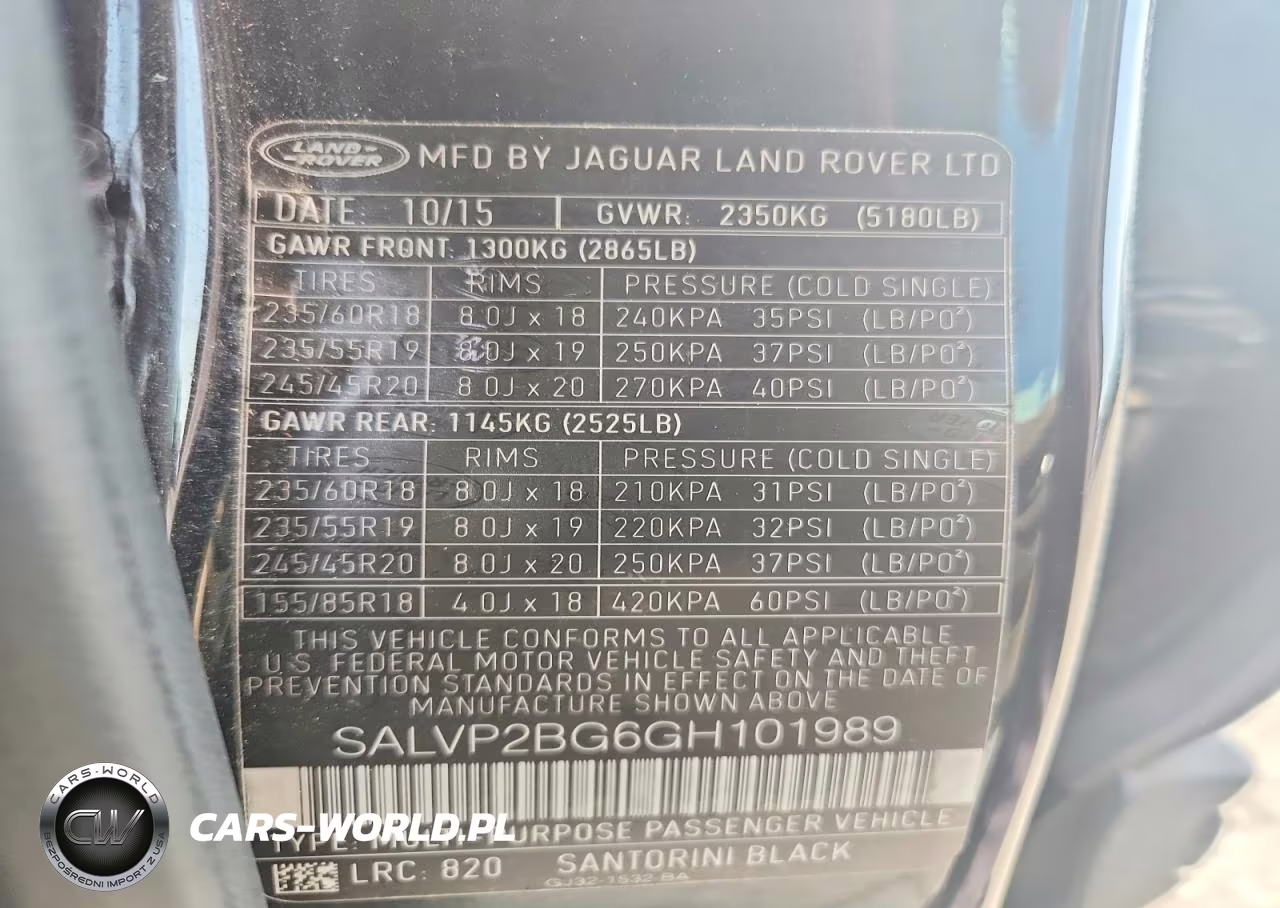 2016 Land Rover Range Rover Evoque Se VIN:SALVP2BG6GH101989 - 13