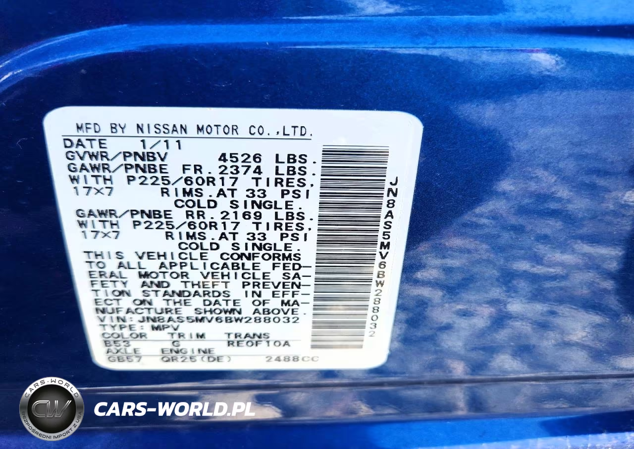 2011 Nissan Rogue S VIN:JN8AS5MV6BW288032 - 13