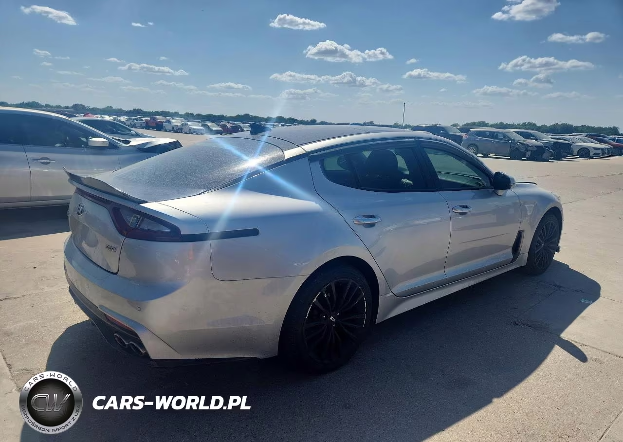 2018 Kia Stinger Premium VIN:KNAE25LAXJ6015375 - 3
