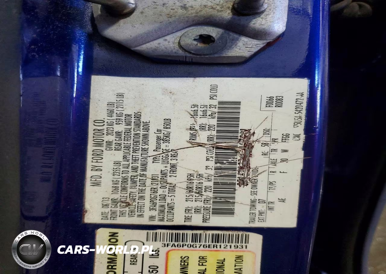 2015 Ford Fusion Se VIN:3FA6P0H76FR206154 - 13