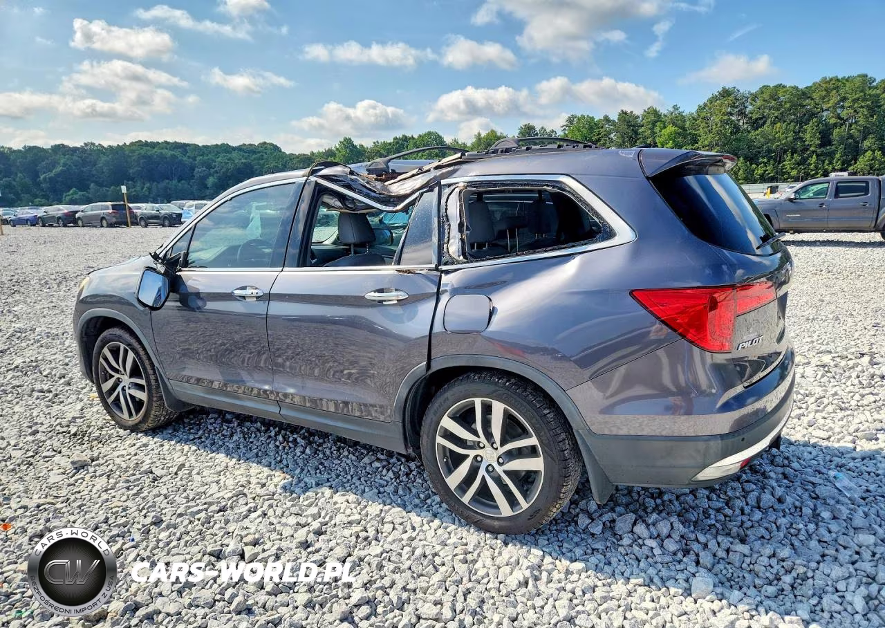 2017 Honda Pilot Touring VIN:5FNYF5H92HB011662 - 2