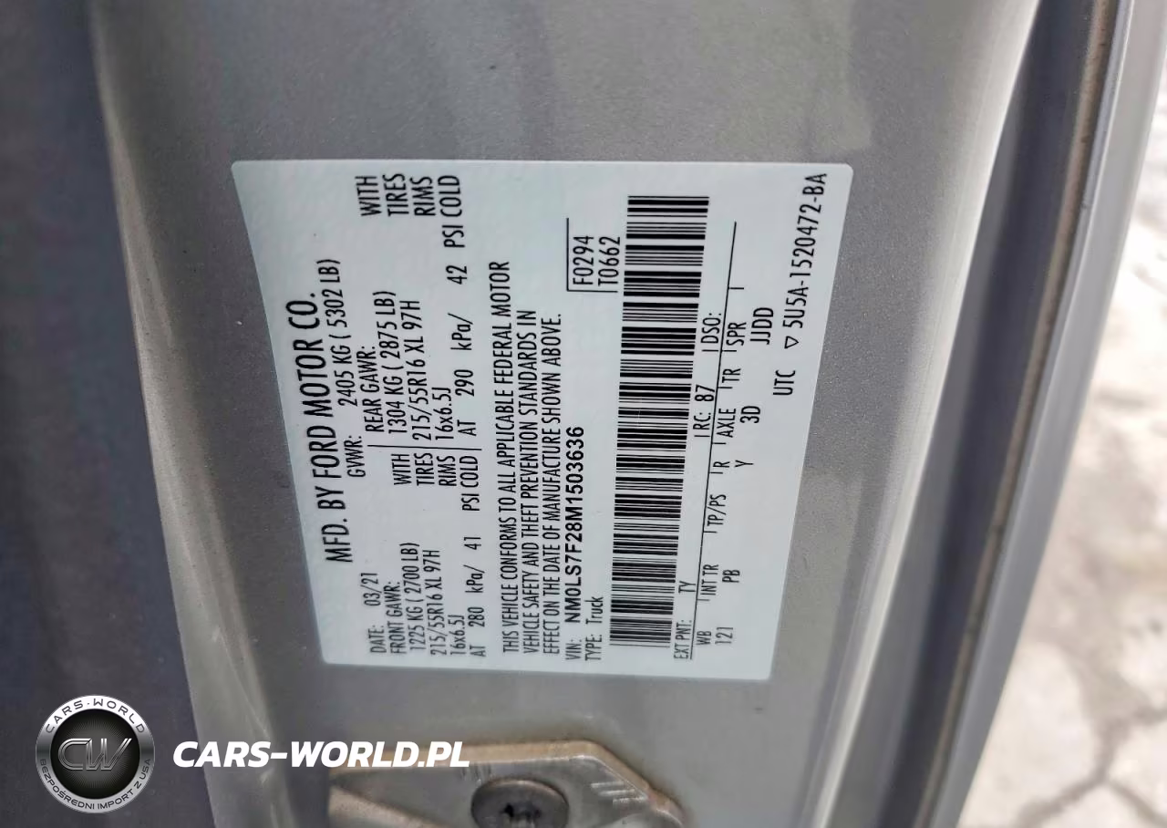 2021 Ford Transit Connect Xlt VIN:NM0LS7F28M1503636 - 12