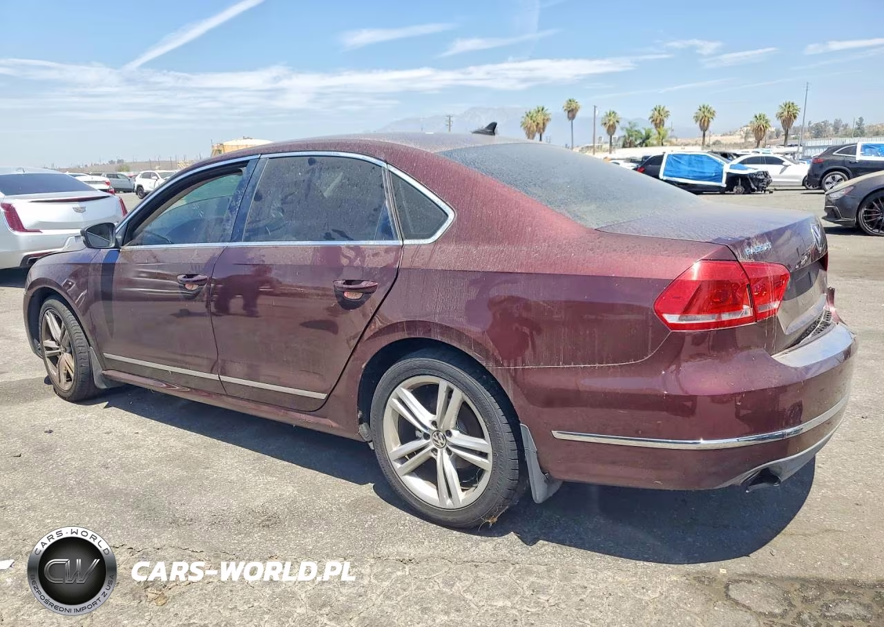 2013 Volkswagen Passat Se VIN:1VWBN7A38DC031235 - 2