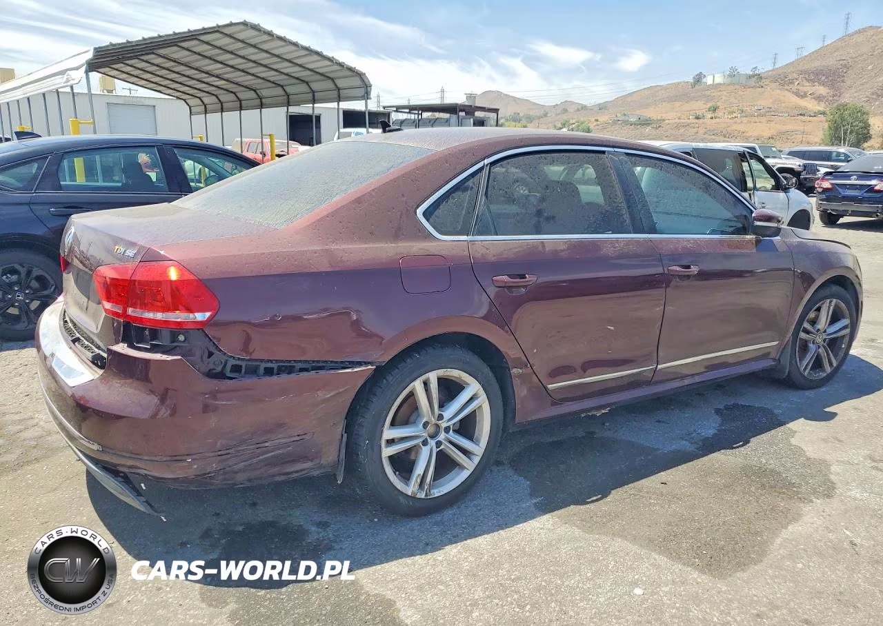 2013 Volkswagen Passat Se VIN:1VWBN7A38DC031235 - 3