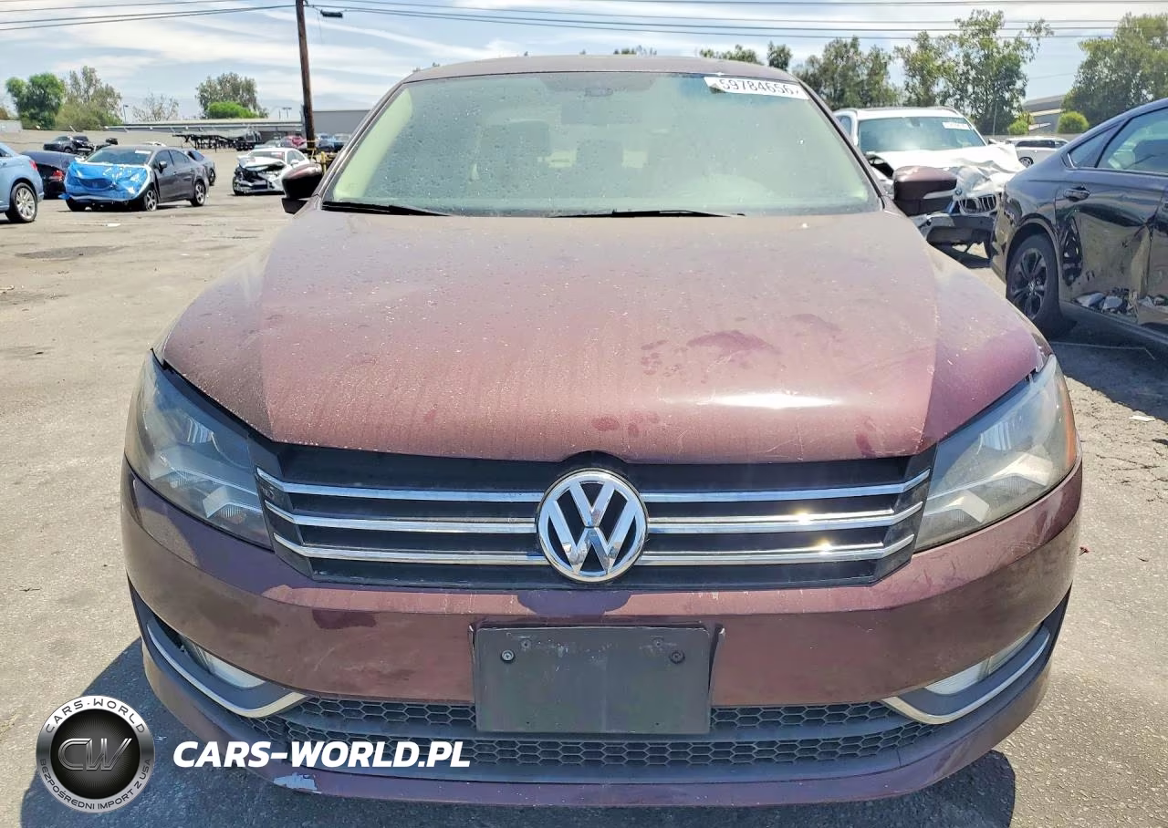 2013 Volkswagen Passat Se VIN:1VWBN7A38DC031235 - 5