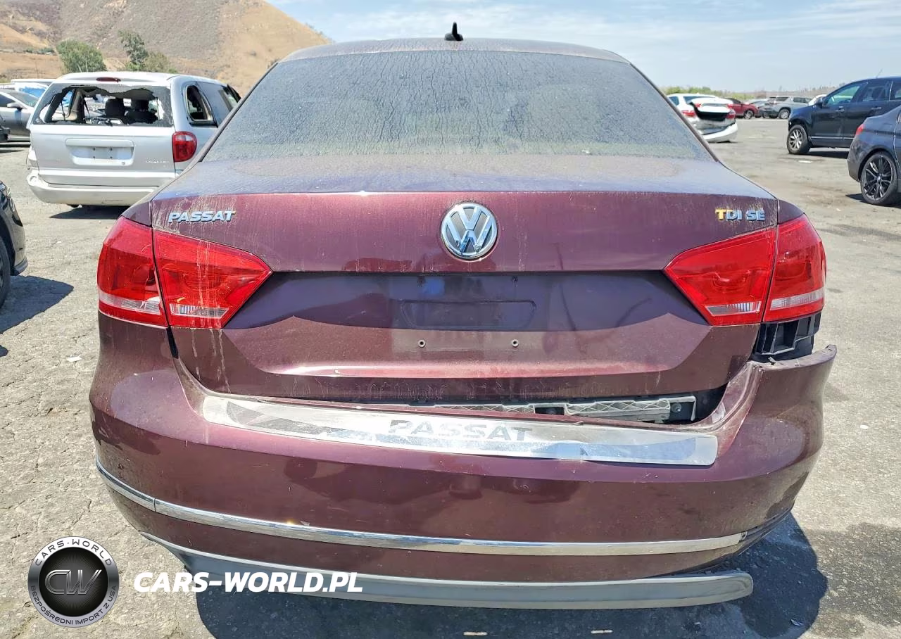 2013 Volkswagen Passat Se VIN:1VWBN7A38DC031235 - 6