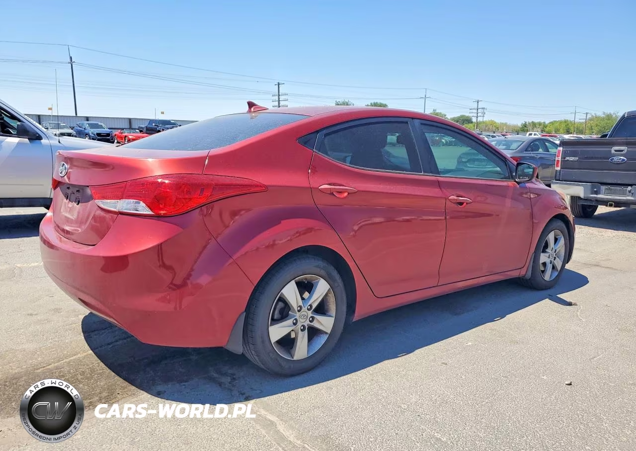 2013 Hyundai Elantra Gls VIN:5NPDH4AE0DH396886 - 3