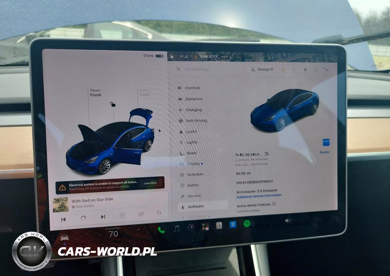 2018 Tesla Model 3 VIN:5YJ3E1EBXJF116047 - 9